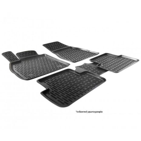 ΠΑΤΑΚΙΑ ΜΑΡΚΕ ΓΙΑ BMW ΣΕΙΡΑ 7 F01 4D/5D 2003-2015  ΛΑΣΤΙΧΟ ΣΚΑΦΑΚΙΑ ΜΑΥΡA PERFLEX -4 ΤΕΜ. Auto Moto Tyres 