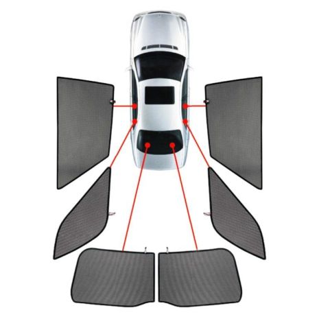ΚΟΥΡΤΙΝΑΚΙΑ ΜΑΡΚΕ CAR SHADES ΓΙΑ AUDI A4 AVANT B5 94-01 - 6 ΤΕΜ. Auto Moto Tyres 