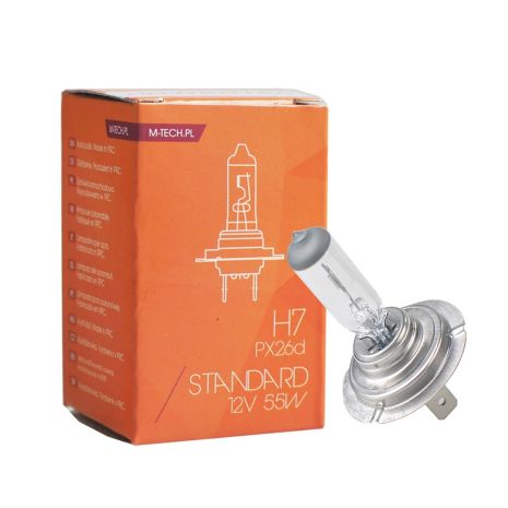 H7 12V 55W PX26d POWERTEC STANDARD ΑΛΟΓΟΝΟΥ ΚΟΥΤΙ M-TECH - 1 ΤΕΜ. Auto Moto Tyres 