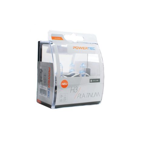 H3 12V 55W 3.250K +130% PK22s POWERTECK PLATINUM 2ΤΕΜ. M-TECH Auto Moto Tyres 