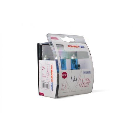 H4 12V 60/55W P43t-38 POWERTEC ULTRA WHITE 2ΤΕΜ. M-TECH Auto Moto Tyres 