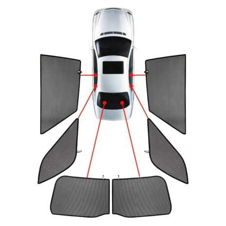 ΚΟΥΡΤΙΝΑΚΙΑ ΜΑΡΚΕ CAR SHADES ΓΙΑ AUDI Q5 (FY) 5D 2017+ - 6 ΤΕΜ. Auto Moto Tyres 