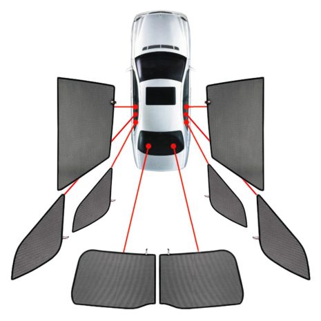 ΚΟΥΡΤΙΝΑΚΙΑ ΜΑΡΚΕ CAR SHADES ΓΙΑ BMW ΣΕΙΡΑ 2 F46 GRAND TOURER 5D 2014+ - 8ΤΕΜ. Auto Moto Tyres 