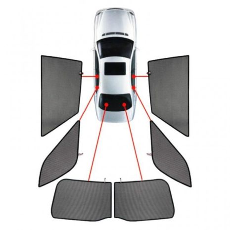 ΚΟΥΡΤΙΝΑΚΙΑ ΜΑΡΚΕ CAR SHADES ΓΙΑ AUDI Q6 E-TRON 5D 2025+ - 6 ΤΕΜ. Auto Moto Tyres 