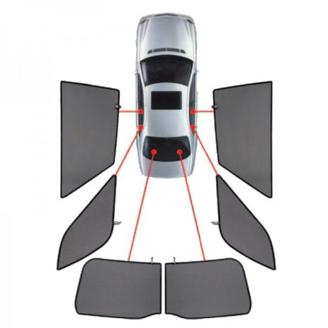ΚΟΥΡΤΙΝΑΚΙΑ ΜΑΡΚΕ CAR SHADES ΓΙΑ HYUNDAI i30 5p 3/12+ - 6 ΤΕΜ. Auto Moto Tyres 