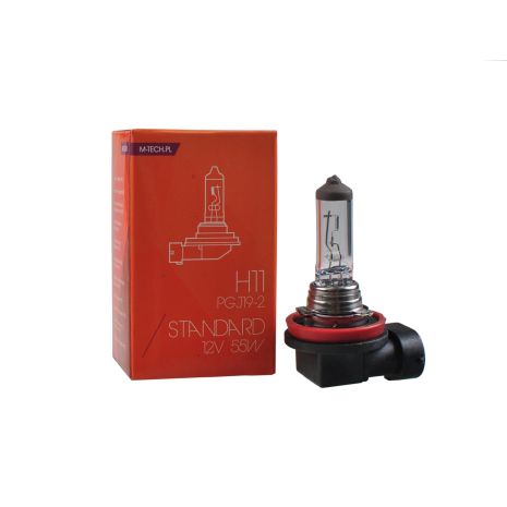 H11 12V 55W PGJ19-2 POWERTEC STANDARD ΑΛΟΓΟΝΟΥ ΚΟΥΤΙ  M-TECH - 1ΤΕΜ. Auto Moto Tyres 