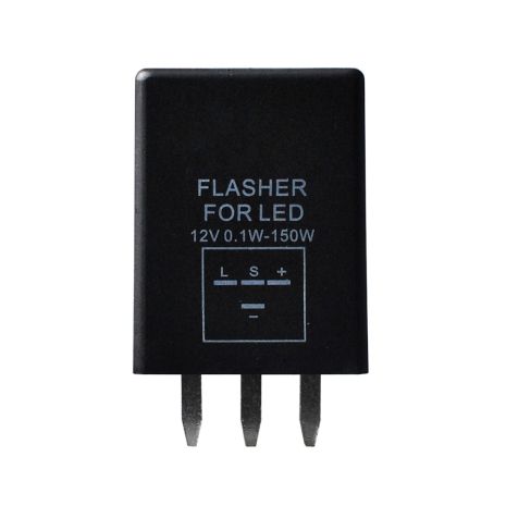 LED FLASHER (ΦΛΑΣΙΕΡΑ) 12V 0,1-150W 4 ΕΠΑΦΩΝ (L+-)  mTECH - 1 Τεμ. Auto Moto Tyres 