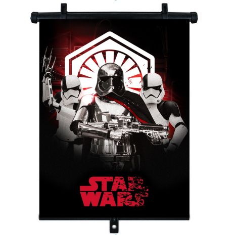 ΚΟΥΡΤΙΝΑΚΙ ΗΛΙΟΠΡΟΣΤΑΣΙΑΣ ΣΕ ΡΟΛΟ STAR WARS STORMTROOPER 36x45cm ΓΙΑ ΠΛΑΙΝΟ ΤΖΑΜΙ/ΠΙΣΩ ΠΑΡΜΠΡΙΖ AMIO - 1 Τεμ. Auto Moto Tyres 