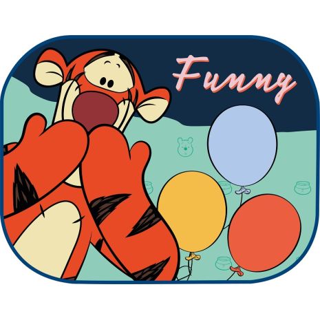 ΗΛΙΟΠΡΟΣΤΑΣΙΕΣ ΠΛΑΙΝΕΣ WINNIE THE POOH ΜΕ ΒΕΝΤΟΥΖΑ 44x35cm AMIO - 2 Τεμ. Auto Moto Tyres 