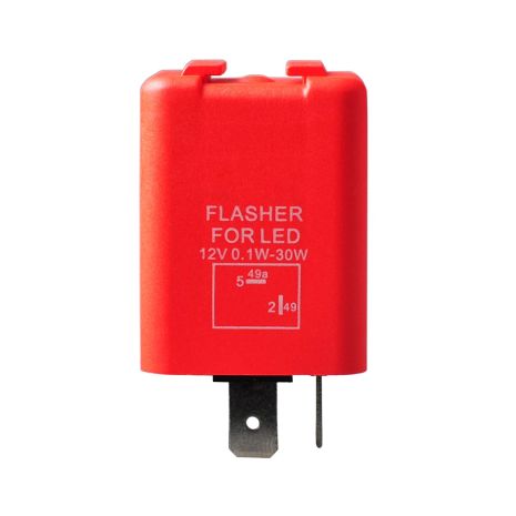 LED FLASHER (ΦΛΑΣΙΕΡΑ) 2 ΕΠΑΦΩΝ (L+-) 30x30x30mm M-TECH - 1ΤΕΜ. Auto Moto Tyres 