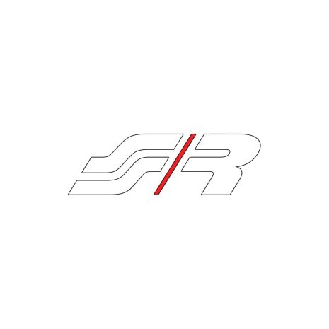 ΑΥΤΟΚΟΛΛΗΤΟ ''SR'' ΛΕΥΚΟ 63mm  SIMONI RACING - 1 TEM. Auto Moto Tyres 