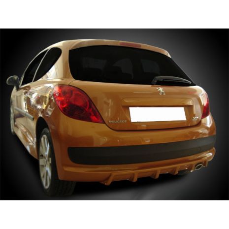 ΠΙΣΩ DΙFFUSER ΠΛAΣΤΙΚΟ ΓΙΑ PEUGEOT 207 MOTORDROME Auto Moto Tyres 
