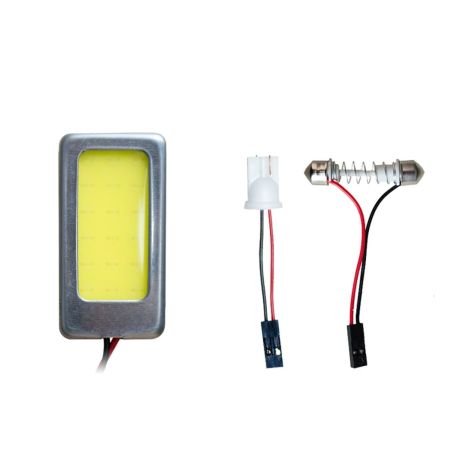 ΠΛΑΦΟΝΙΕΡΑ ΑΝΤΑΠΤΟΡΑΣ LED COB LIGHT 2 43x22mm SIMONI RACING - 1 TEM. Auto Moto Tyres 