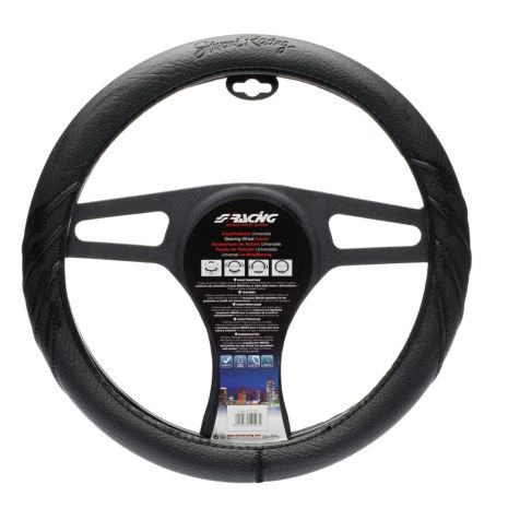 ΚΑΛΥΜΜΑ ΤΙΜΟΝΙΟΥ DARK 37-39 cm (ΜΑΥΡΟ/ΔΕΡΜΑΤΙΝΗ) Auto Moto Tyres 