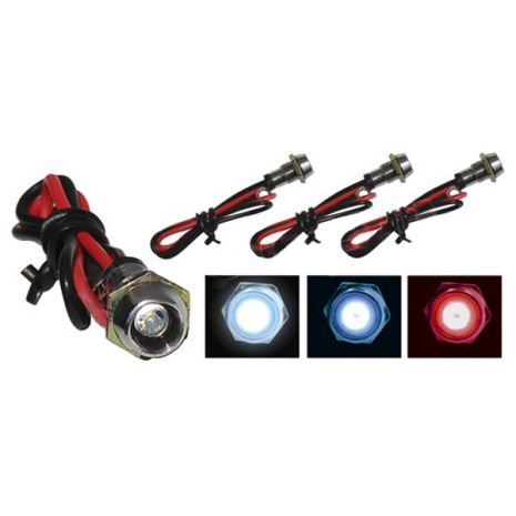 ΒΙΔΕΣ ΜΕ LED ΜΠΛΕ ΚΑΙ ΚΑΛΩΔΙΩΣΗ 4 ΤΜΧ. Auto Moto Tyres 