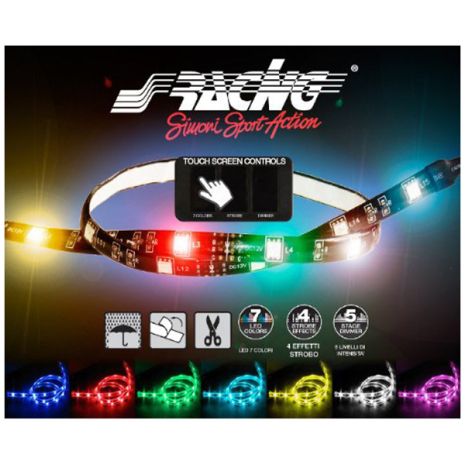 ΤΑΙΝΙΑ LED TOUCH 7 ΧΡΩΜΑΤΩΝ 50cm Auto Moto Tyres 