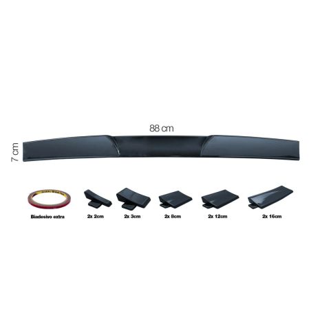 ΑΕΡΟΤΟΜΗ ΑΥΤΟΚΟΛΛΗΤΗ ΛΑΣΤΙΧΕΝΙΑ ΜΑΥΡΗ 88x7cm (ΜΕ 5 ΓΩΝΙΕΣ 1,3x6cm/3x6cm/8x6cm/12,7x5cm/16x4,7cm) Auto Moto Tyres 