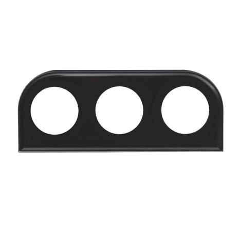 ΒΑΣΗ/ΘΗΚΗ 3 ΟΡΓΑΝΩΝ 52mm ΓΙΑ ΤΗΝ ΘΕΣΗ RADIO-CD 1DIN ΜΗΚΟΥΣ 189mm ΣΕ ΜΑΥΡΟ ΧΡΩΜΑ SIMONI RACING  - 1 τεμ. Auto Moto Tyres 