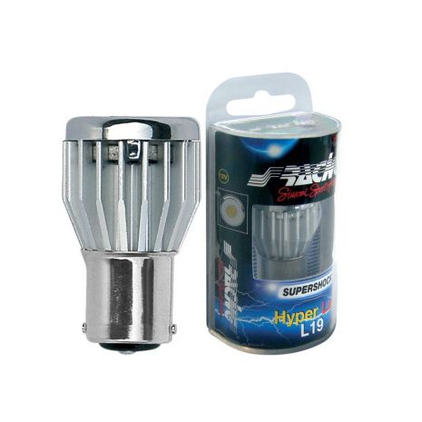 ΛΑΜΠΑΚΙ BAY15d ΜΕ 3 MICROLED ΛΕΥΚΟ SIMONI RACING - 1TΕΜ. Auto Moto Tyres 