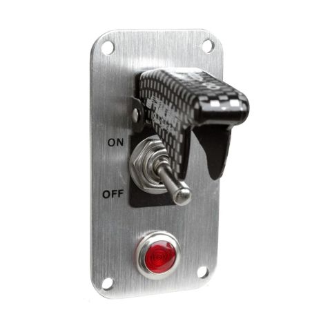 ΔΙΑΚΟΠΤΗΣ ON/OFF BABY GO LIGHT EVO ΑΕΡΟΠΟΡΙΚΟΥ ΤΥΠΟΥ 12V 20A ΚΑΙ ΕΝΔΕΙΞΗ LED (CARBON ΚΑΠΑΚΙ ΜΕ ΒΑΣΗ ΧΡΩΜΙΟΥ) Auto Moto Tyres 