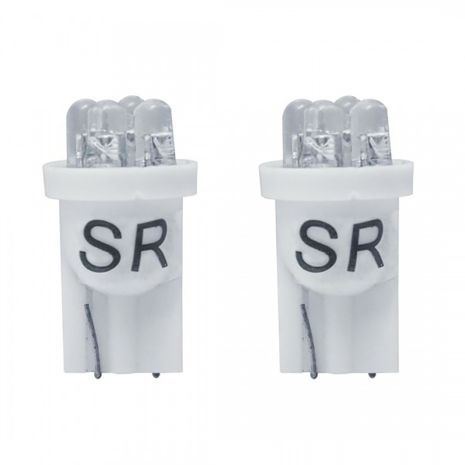 T10 W5W 12V ΛΕΥΚΑ ΜΕ 4LED 2ΤΕΜ Auto Moto Tyres 