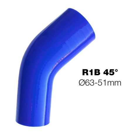 ΓΩΝΙΑ ΣΙΛΙΚΟΝΗΣ ΜΠΛΕ Φ63-Φ51 45 ΜΟΙΡΕΣ SIMONI RACING - 1 ΤΕΜ. Auto Moto Tyres 