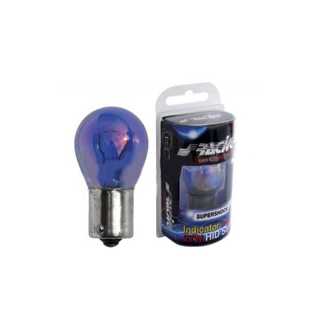 BAU15s 27W HID STYLE ΛΕΥΚΟ ΦΩΣ (ΜΟΝΟΠΟΛΙΚΟ-ΠΑΡΑΚΕΝΤΡΟ) SIMONI RACING - 1TΕΜ. Auto Moto Tyres 