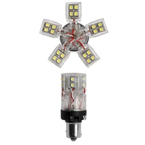 P21/5W 12V BAY15d 30LED ΔΙΠΟΛΙΚΟ ΛΕΥΚΟ MULTI-LED 1ΤΕΜ. Auto Moto Tyres 