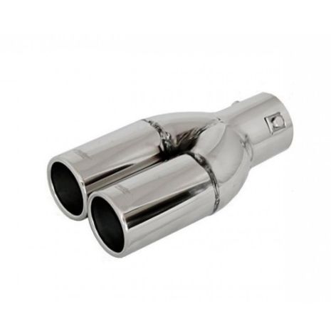 ΑΚΡΟ ΕΞΑΤΜΙΣΗΣ ΔΙΠΛΟ INOX TRX77 Auto Moto Tyres 