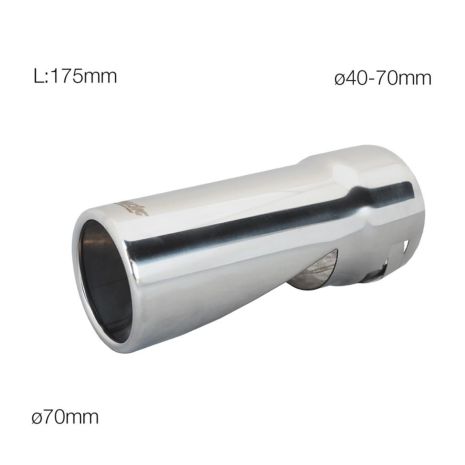 ΑΚΡΟ ΕΞΑΤΜΙΣΗΣ TRX97 175mm 40-70mm (ΦΑΛΤΣΟΚΟΜΜΕΝΟ ΣΤΗ ΜΕΣΗ) Auto Moto Tyres 