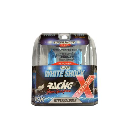 HB3 12V/65W 130" 4.500K SUPER WHITE SHOCK X Auto Moto Tyres 
