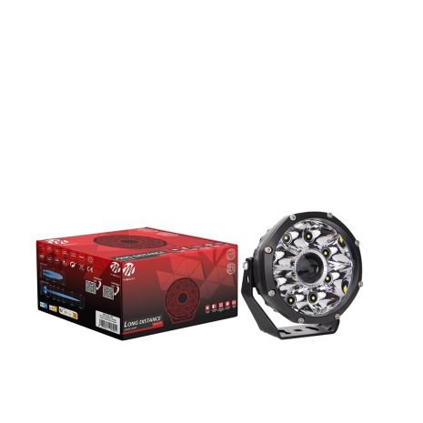 ΠΡΟΒΟΛΕΑΣ ΕΡΓΑΣΙΑΣ WORK LIGHTS LASER 12/24V 45W 6.400lm 8xHP+1xLASER LED 133x123x74mm M-TECH - 1 ΤΕΜ. Auto Moto Tyres 