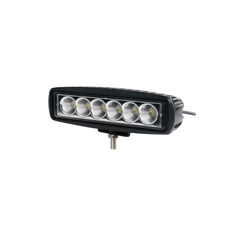 ΠΡΟΒΟΛΕΑΣ ΕΡΓΑΣΙΑΣ WORKING LAMPS FLOOD BEAM OSRAM LED 10-32V 18W SLIM ΟΒΑΛ ΠΛΑΚΕ 1000lm (155 x 45 x 54,1 mm) M-TECH -1 TEM. Auto Moto Tyres 