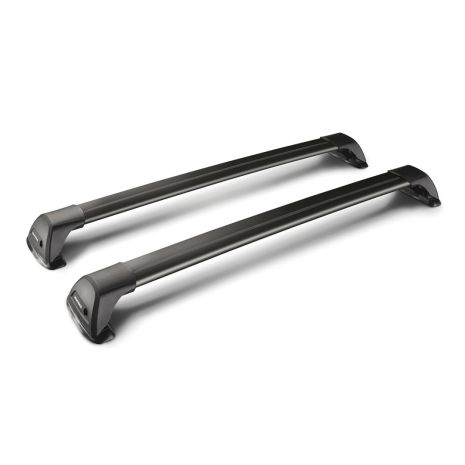 ΜΠΑΡΕΣ ΟΡΟΦΗΣ ΑΛΟΥΜΙΝΙΟΥ ΜΑΥΡΗ YAKIMA FLUSH BAR STANDARD 120cm ΜΕ ΚΛΕΙΔΙ - 2 TEM. Auto Moto Tyres 