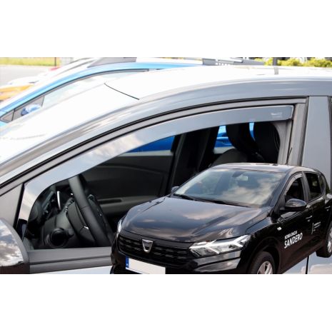 ΑΝΕΜΟΘΡΑΥΣΤΕΣ ΓΙΑ DACIA SANDERO /STEPWAY 5D 2020+ ΖΕΥΓΑΡΙ ΑΥΤΟΚΙΝΗΤΟΥ ΑΠΟ ΕΥΚΑΜΠΤΟ ΦΙΜΕ ΠΛΑΣΤΙΚΟ HEKO - 2 ΤΕΜ. Auto Moto Tyres 