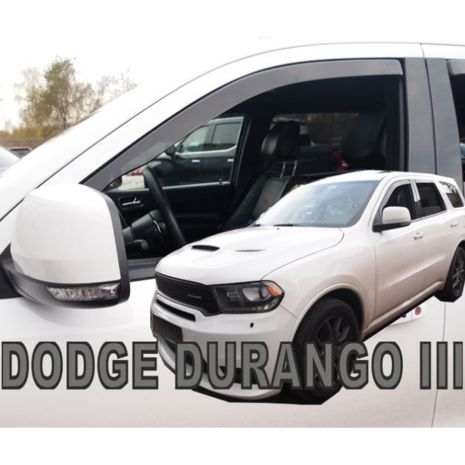 ΑΝΕΜΟΘΡΑΥΣΤΕΣ ΓΙΑ DODGE DURANGO 5D 2011-2021 ΖΕΥΓΑΡΙ ΑΠΟ ΕΥΚΑΜΠΤΟ ΦΙΜΕ ΠΛΑΣΤΙΚΟ HEKO - 2 ΤΕΜ. Auto Moto Tyres 
