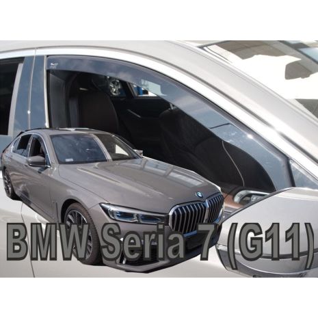 ΑΝΕΜΟΘΡΑΥΣΤΕΣ ΓΙΑ BMW 7 G11 4D 2015-2021 ΖΕΥΓΑΡΙ ΑΠΟ ΕΥΚΑΜΠΤΟ ΦΙΜΕ ΠΛΑΣΤΙΚΟ HEKO - 2 ΤΕΜ. Auto Moto Tyres 