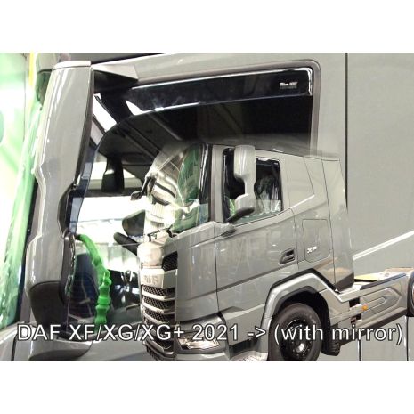 ΑΝΕΜΟΘΡΑΥΣΤΕΣ ΓΙΑ DAF XF/XG/XG 2021+ ΜΕ ΚΑΘΡΕΠΤΗ (GB) ΖΕΥΓΑΡΙ ΑΠΟ ΕΥΚΑΜΠΤΟ ΦΙΜΕ ΠΛΑΣΤΙΚΟ HEKO - 2 ΤΕΜ. Auto Moto Tyres 