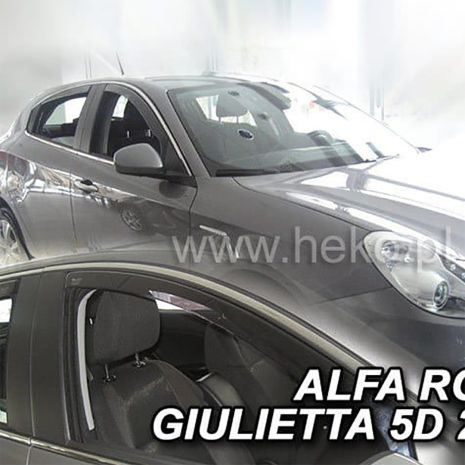 ΑΝΕΜΟΘΡΑΥΣΤΕΣ ΓΙΑ ALFA ROMEO GIULIETTA 5D 2010- ΖΕΥΓΑΡΙ ΑΠΟ ΕΥΚΑΜΠΤΟ ΦΙΜΕ ΠΛΑΣΤΙΚΟ HEKO - 2 ΤΕΜ. Auto Moto Tyres 