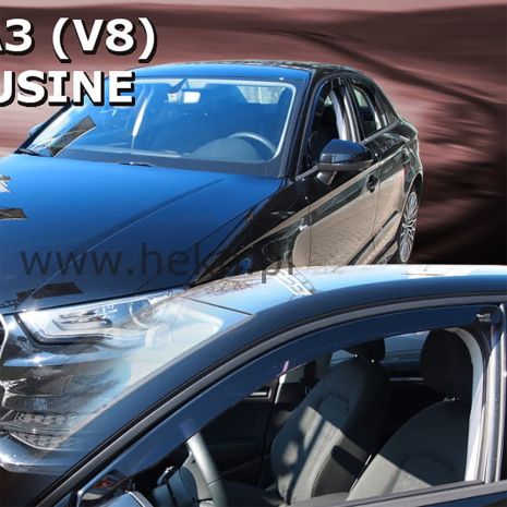 ΑΝΕΜΟΘΡΑΥΣΤΕΣ ΓΙΑ AUDI A3 4D/5D HTB / WAGON / LIMUSINE 2012-2020 ΖΕΥΓΑΡΙ ΑΠΟ ΕΥΚΑΜΠΤΟ ΦΙΜΕ ΠΛΑΣΤΙΚΟ HEKO - 2 ΤΕΜ. Auto Moto Tyres 