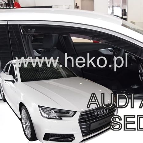 ΑΝΕΜΟΘΡΑΥΣΤΕΣ ΓΙΑ AUDI A4 / B9 4D/5D SEDAN AVANT 2016-2021 / ALLROAD ΖΕΥΓΑΡΙ ΑΠΟ ΕΥΚΑΜΠΤΟ ΦΙΜΕ ΠΛΑΣΤΙΚΟ HEKO - 2 ΤΕΜ. Auto Moto Tyres 