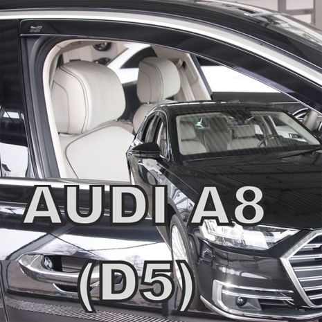 ΑΝΕΜΟΘΡΑΥΣΤΕΣ ΓΙΑ AUDI A8 D5 4D 2017-2021 ΖΕΥΓΑΡΙ ΑΠΟ ΕΥΚΑΜΠΤΟ ΦΙΜΕ ΠΛΑΣΤΙΚΟ HEKO - 2 ΤΕΜ. Auto Moto Tyres 