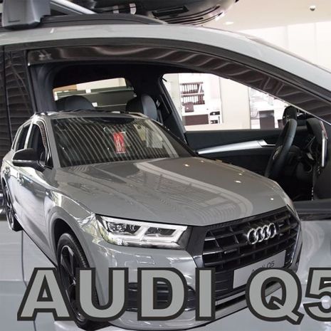 ΑΝΕΜΟΘΡΑΥΣΤΕΣ ΓΙΑ AUDI Q5 5D 2016-2021 ΖΕΥΓΑΡΙ ΑΠΟ ΕΥΚΑΜΠΤΟ ΦΙΜΕ ΠΛΑΣΤΙΚΟ HEKO - 2 ΤΕΜ. Auto Moto Tyres 