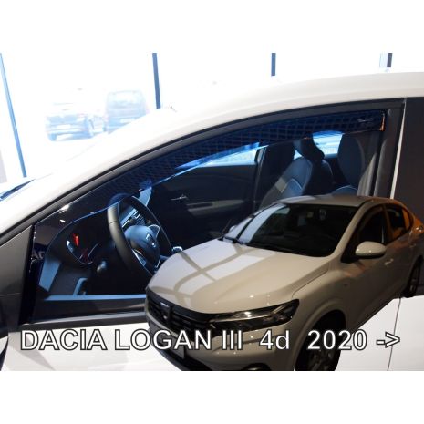 ΑΝΕΜΟΘΡΑΥΣΤΕΣ ΓΙΑ DACIA LOGAN 4D 2004 ΖΕΥΓΑΡΙ ΑΠΟ ΕΥΚΑΜΠΤΟ ΦΙΜΕ ΠΛΑΣΤΙΚΟ HEKO - 2 ΤΕΜ. Auto Moto Tyres 