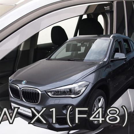 ΑΝΕΜΟΘΡΑΥΣΤΕΣ ΓΙΑ BMW X1 F48 5D 2015-2021 ΖΕΥΓΑΡΙ ΑΠΟ ΕΥΚΑΜΠΤΟ ΦΙΜΕ ΠΛΑΣΤΙΚΟ HEKO - 2 ΤΕΜ. Auto Moto Tyres 