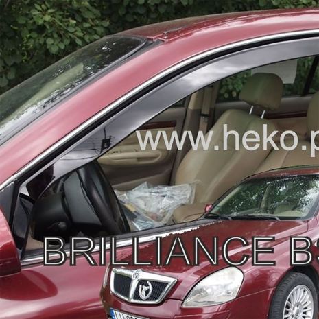ΑΝΕΜΟΘΡΑΥΣΤΕΣ ΓΙΑ BRILLIANCE BS6 4D 2000-2010 ΖΕΥΓΑΡΙ ΑΠΟ ΕΥΚΑΜΠΤΟ ΦΙΜΕ ΠΛΑΣΤΙΚΟ HEKO - 2 ΤΕΜ. Auto Moto Tyres 