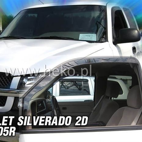 ΑΝΕΜΟΘΡΑΥΣΤΕΣ ΓΙΑ CHEVROLET SILVERADO 2D/4D 2000-2005 ΖΕΥΓΑΡΙ ΑΠΟ ΕΥΚΑΜΠΤΟ ΦΙΜΕ ΠΛΑΣΤΙΚΟ HEKO - 2 ΤΕΜ. Auto Moto Tyres 