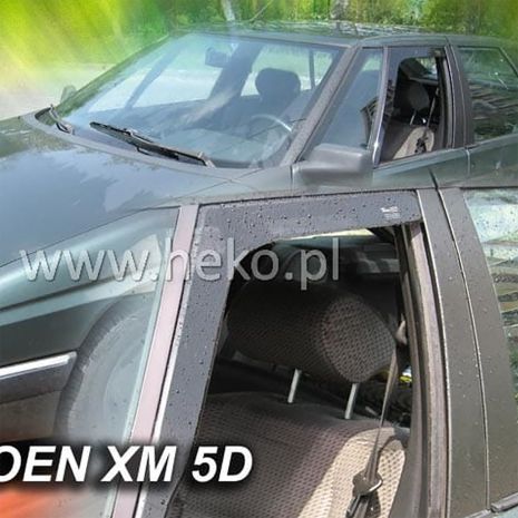 ΑΝΕΜΟΘΡΑΥΣΤΕΣ ΓΙΑ CITROEN XM 5D 1989-2000 ΖΕΥΓΑΡΙ ΑΠΟ ΕΥΚΑΜΠΤΟ ΦΙΜΕ ΠΛΑΣΤΙΚΟ HEKO - 2 ΤΕΜ. Auto Moto Tyres 