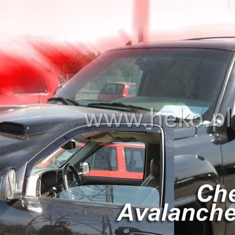 ΑΝΕΜΟΘΡΑΥΣΤΕΣ ΓΙΑ CHEVROLET AVALANCHE 4D 2002-2006 ΖΕΥΓΑΡΙ ΑΠΟ ΕΥΚΑΜΠΤΟ ΦΙΜΕ ΠΛΑΣΤΙΚΟ HEKO - 2 ΤΕΜ. Auto Moto Tyres 