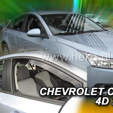 ΑΝΕΜΟΘΡΑΥΣΤΕΣ ΓΙΑ CHEVROLET CRUZE 4D SEDAN 2009-2016 / 5D HTB 2011-2016 / 5D WAGON 2012- ΖΕΥΓΑΡΙ ΑΠΟ ΕΥΚΑΜΠΤΟ ΦΙΜΕ ΠΛΑΣΤΙΚΟ HEKO - 2 ΤΕΜ. Auto Moto Tyres 